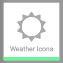 Weather Icons Complication Icon