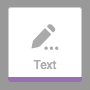 Custom Text Icon